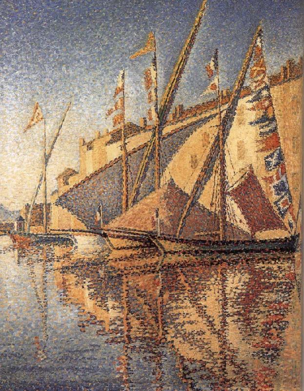 Paul Signac The sloop hang flag china oil painting image